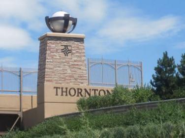 Thorton Colorado Welcome Sign