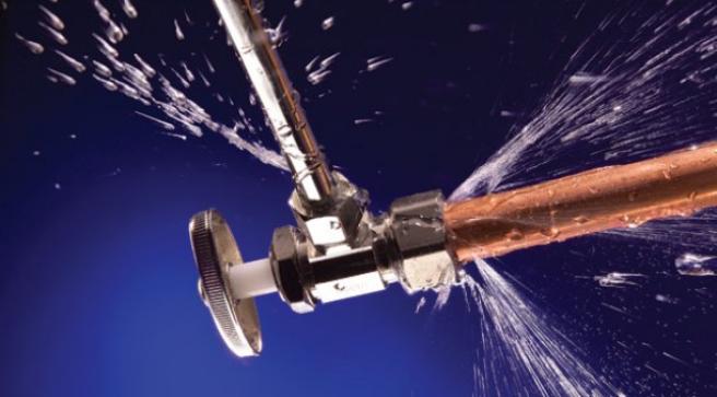 high-pressure pipe leak requires attention from our Thornton plumbing technicians